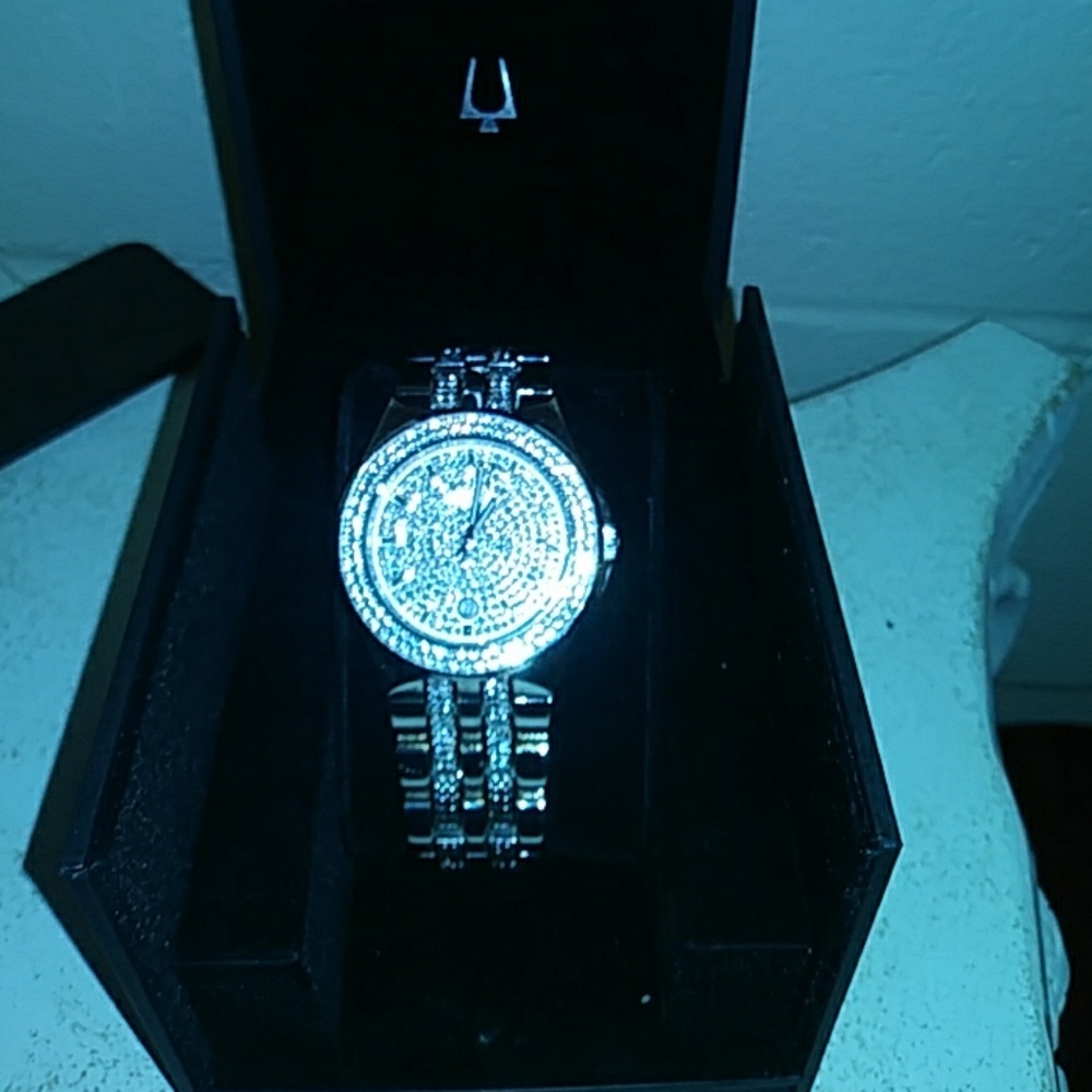 Silver Bulova Watch